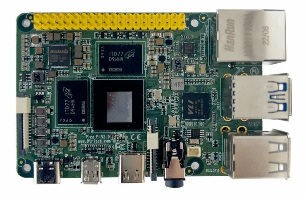 9tripod Pico Pi V2.0单板电脑发布 AI计算能力是亮点 - EVLIT